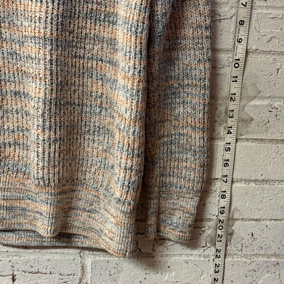 prAna XS Marled Turtleneck Sweater โ Textured Honeycomb Knit in Neutral Earth - Picture 4 of 10